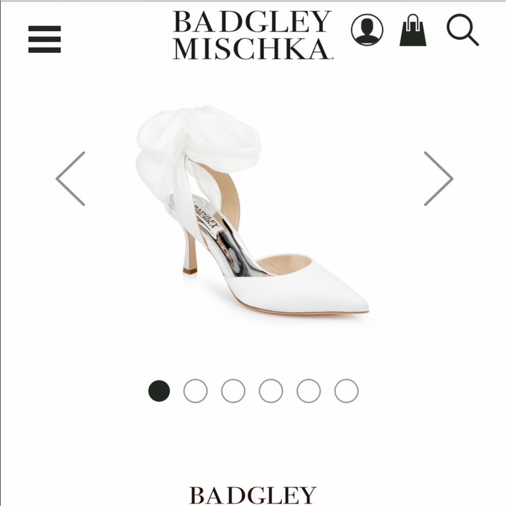 Bridal shoes Badgley Mischka